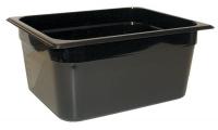 4UGC4 Half Size Food Pan, Hot, Black
