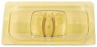 4UGD9 Fourth Size Food Tray, Amber