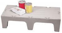 4UHY6 Dunnage Rack, 12 x 60 x 21, Gray
