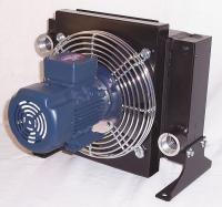 4UHZ7 Oil Cooler, AC, 8-80 GPM, 115/230 V, 1/2 HP