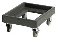 4UJN1 Food and Bev Dolly, 19 3/8x25 5/5In, Black