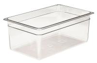 4UJT6 Food Pan, Full Size, Clear, PK 6