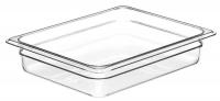4UJT9 Food Pan, Half Size, Clear, PK 6