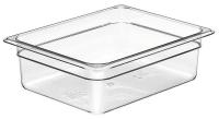 4UJU1 Food Pan, Half Size, Clear, PK 6