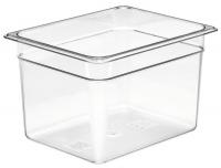 4UJU3 Food Pan, Half Size, Clear, PK 6