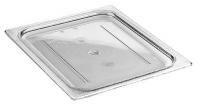 4UJV9 Food Pan Lid, Half Size, Clear, PK 6