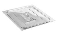 4UJW1 Food Pan Lid, Half Size, Clear, PK 6