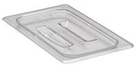 4UJW5 Food Pan Lid, Fourth Size, Clear, PK6