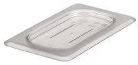 4UJW8 Food Pan Lid, Ninth Size, Clear, PK 6
