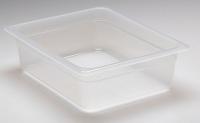 4UJX2 Food Pan, Half Size, Translucent, PK6
