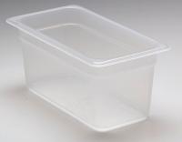4UJX5 Food Pan, Third, Translucent, PK 6