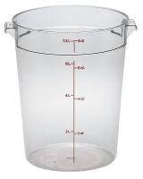 4UKA4 Round Contain., Use Lid 4UKC1, PK 12
