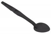 6ZEL3 Solid Serving Spoon, Black, PK 12