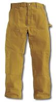 4ULG3 Double Front Work Pants, Brown, Size 32x30