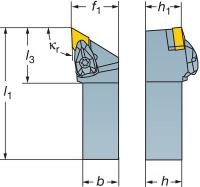 4UPF9 General Turning Tool, DDJNL 16 3D