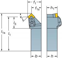 4UPN6 General Turning Tool, DSSNR 20 5D