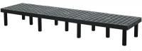 4UW58 Dunnage Rack, 1500 lb., HDPE, 96 W x 24 D