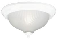 4UZK9 Fixture, Light, White, Frosted Swirl, 120W