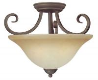 4UZL2 Fixture, Light, Ebony Bronze, Alabaster