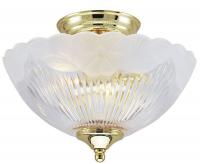 4UZL4 Fixture, Light, Polished Brass, Clear