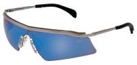 4VAX5 Safety Glasses, Blue Mirror, Scrtch-Rsstnt