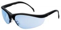 4VAY6 Safety Glasses, Light Blue, Scrtch-Rsstnt