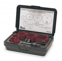 4VB32 Hole Saw Kit, 9 PC