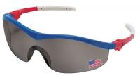 4VCC6 Safety Glasses, Gray, Scratch-Resistant