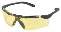 4VCF1 Safety Glasses, Amber, Scratch-Resistant