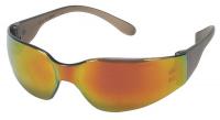 4VCG9 Safety Glasses, Red Mirror, Scrtch-Rsstnt