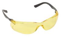 4VCK5 Safety Glasses, Amber, Scratch-Resistant