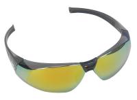 4VCL7 Safety Glasses, Red Mirror, Scrtch-Rsstnt