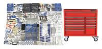 4VCN3 Master Technicians Set, W/Cart, 1257 Pc