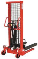 4VME1 Fixed Bse Hyd Stacker, 3000 lb, 63 In Lift