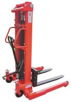 4VME9 Adj Base Hyd Stacker, 2000 lb, 98 In Lift