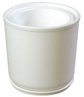 4VMR1 Food Crock, 2 Qt Cap, White, Incl. Coaster