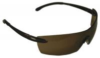 4VMY1 Safety Glasses, Brown, Scratch-Resistant