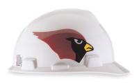 4VP34 NFL Hard Hat, Arizona Cardinals, Red/White
