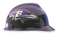 4VP36 NFL Hard Hat, Baltimore Ravens, Blk/Purple