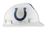 4VP46 NFL Hard Hat, Indianapolis Colts, Wht/Blue