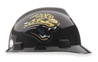 4VP47 NFL Hard Hat, JacksonvilleJaguars, Blk/Bwn