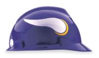 4VP50 NFL Hard Hat, Minnesota Vikings, Pur/Wht