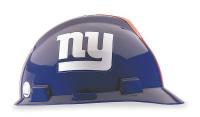4VP53 NFL Hard Hat, New York Giants, Blue/White