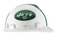 4VP54 NFL Hard Hat, New York Jets, Green/White