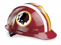 4VP64 NFL Hard Hat, WashingtonRedskins, Red/Gold