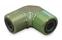 4VRK3 Hose Adapter, Male ORS, Elbow, 1-14, Steel
