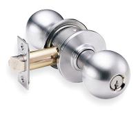 4VU39 Medium Duty Knob Lockset, Orbit, Storeroom