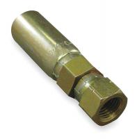 4VUE6 Fitting, Straight, 1/4 In Hose, 9/16-18 JIC