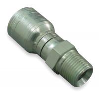 4VUK5 Fitting, Straight, 3/8 In Hose, 3/8-18 NPT