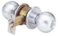 4VYV5 Door Knob Lockset, BD (Ball), Storeroom
